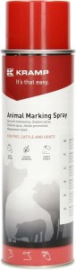 Spray do znakowania zwierząt, czerwony 500 ml Kramp