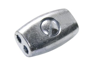 Złączka do linki i plecionki, do 2.5 mm ocynk 5 szt. AKO