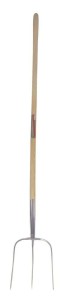 Widły z trzonkiem z jesionu woskowanego,135 cm, 3 zęby, Kerbl
