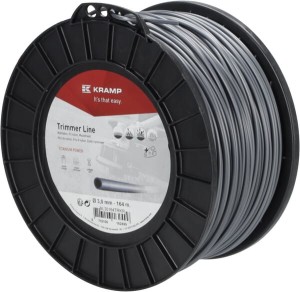 Żyłka tnąca ? 3 mm 164 m okrągła Titanium Power szara Kramp