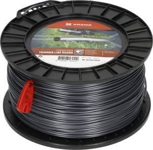 Żyłka tnąca ? 2.5 mm 236 m okrągła Titanium Power szara Kramp