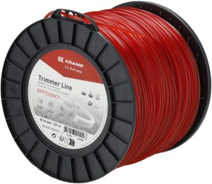 Żyłka tnąca ? 3 mm 221 m kwadratowa czerwona Kramp Efficiency