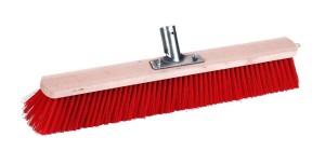 Szczotka z uchwytem na kij Profi, 50 cm, czerwona, Kerbl