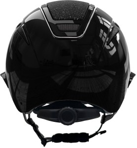Kask jeździecki Elite Polo, lakierowany czarny, 59-61 cm, Covalliero