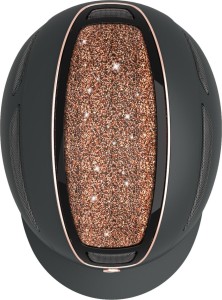 Kask jeździecki Elite, różowe złoto, 56-58 cm, Covalliero