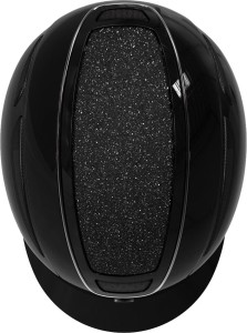 Kask jeździecki Elite, lakierowany czarny, 59-61 cm, Covalliero