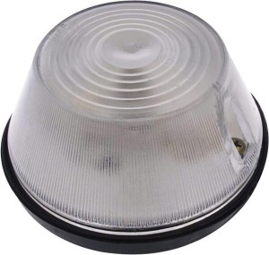 Lampa obrysowa okrągła, 12/24V, biała, przykręcana Waś