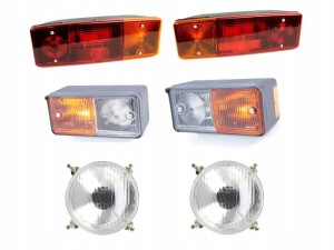 ZESTAW LAMP URSUS C-385 001014 PRZEDNIE TYLNE REFLEKTORY 