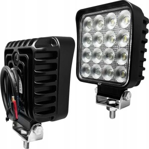 Lampa Robocza 64LED 64 Wat rozproszona  kwadratowa TT.13364
