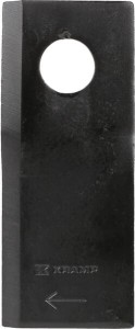 Nożyk kosiarki rotacyjnej prawy 115x48x4 mm otwór Ø 19 mm okrągły pasuje do Claas 25 szt.
