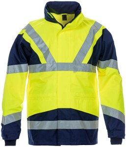 Kurtka Parka Hi-vis, żółty-niebieski, rozmiar XL, Tenderline, Hydrowear