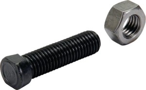 Śruba stożkowa dwustronnie ścięta, kl. 10.9, M12 x 50 mm z nakrętką