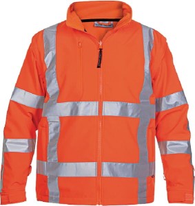 Kurtka Softshell, pomarańczowy, rozmiar 2XL, Thermoline, Hydrowear