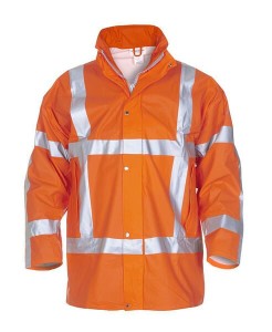 Kurtka przeciwdeszczowa, pomarańczowy, rozmiar XL, Hydrosoft, Hydrowear