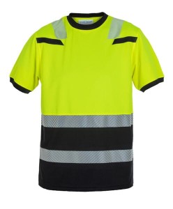 Koszulka T-shirt Hi-vis roz. 5XL żółty/czarny Tulsa