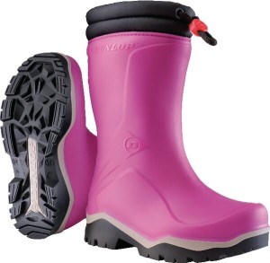 Kalosze dziecięce, różowo / czarne roz. 35 Blizzard Dunlop