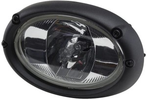 Lampa robocza halogenowa owalna 12V z wtyczką AMP Hella