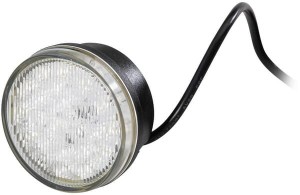 Lampa kierunkowskazu i postoju LED, przednia, okrągła 12V przykręcana ? 83 mm 25 LED Hella