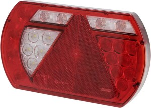 Lampa tylna zespolona LED, lewa SMART, 12V 236x140x24.3 mm Bayonet 6-pin Kramp