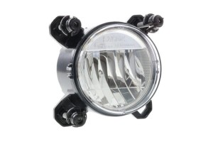 Reflektor LED, 16W, prostokątny, 12-24V, ? 90mm z wtyczką AMP Superseal 3-pin, światła drogowe/światła mijania, Sacex