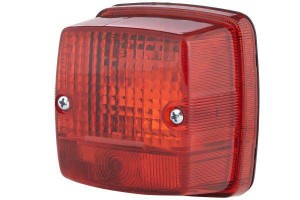 Lampa tylna, kwadratowa 12/24V przykręcana Hella