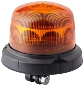 Lampa błyskowa LED, 10W okrągła 12/24V na uchwyt ? 165 mm x 125 mm 16 LED Hella