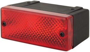 Lampa tylna przeciwmgielna, prostokąrna 12V czerwona, przykręcana, 106x45 mm Hella