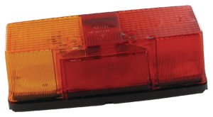 Lampa tylna zespolona, 12/24V prostokątna przykręcana, lewa Hella