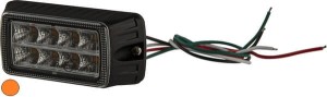 Lampa ostrzegawcza LED, bursztynowa, Kramp