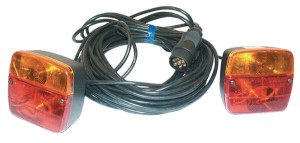 Zestaw lamp tylnych, przykręcane przewód 12 m