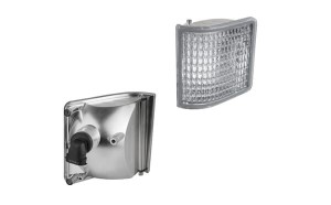 Reflektor roboczy halogenowy, narożny, prawy, 12V 50W kwadratowy, biały 98x110x111 mm wtyczka PGJ13 Wesem
