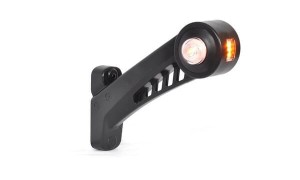 Lampa obrysowa LED, prawa, 12/24V pomrańczowa/czerwona/biała, przykręcana Waś