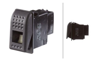 Przełącznik kołyskowy, II+I-0, 6-pin