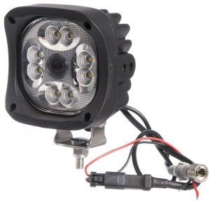 Lampa robocza LED z kamerą, kwadratowa