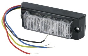Lampa ostrzegawcza LED, 12/24V przezroczysta, 32x90x25 mm Britax
