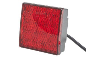 Lampa tylna przeciwmgielna LED, kwadratowa 24V przykręcana 80x33.7x80 mm Hella ValueFit