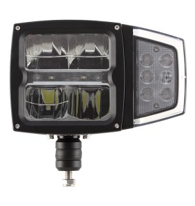 Reflektor przedni LED, 38W prostokątny 12/24V 229x150x80 mm podgrzewany, światła drogowe i mijania Kramp
