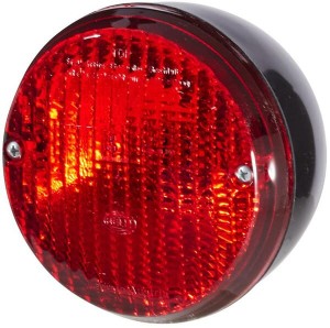 Lampa tylna przeciwmgielna, okrągła 12/24V przykręcana ? 140 mm przyłącze płaskie Hella