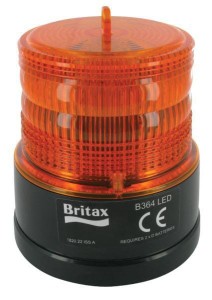 Lampa błyskowa LED, pomarańczowa, na magnes  ? 108 mm x 126 mm na baterie, 20 LED Britax