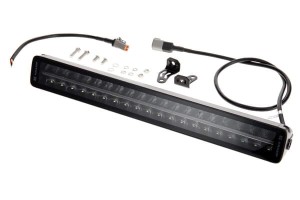 Lampa robocza długa LED, 200W 16800lm prostokątna, 12/24V, biała/pomarańczowa, 561x70x67 mm z wtyczką Deutsch, Combo, prosta, 40 LED, E-BOOST