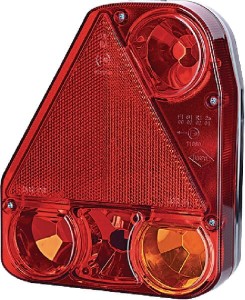 Lampa tylna zespolona, lewa 12/24V