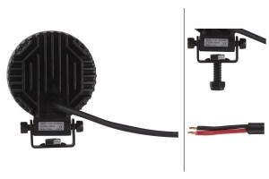 Lampa robocza, okrągła, 4 LED, 1700 lm 12/24V, ValueFit Hella