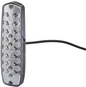 Lampa tylna zespolona LED, prostokątna 12/24V przezroczysta przykręcana 24 szt. LED Hella