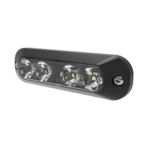 Lampa ostrzegawcza 4 LED 12/24V czerwony
