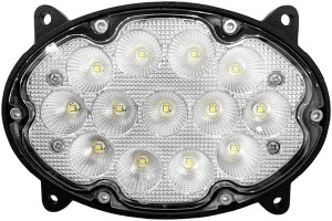 Lampa robocza LED, owalna 39W 3500lm 10/30V 138x93x69 mm światło rozproszone 13 LED Kramp