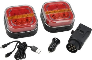 Zestaw bezprzewodowych lamp tylnych LED