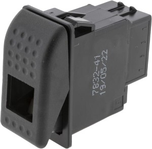 Przełącznik kołyskowy, (II+)-I-0, 6-pin