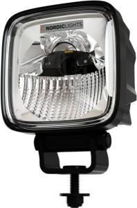 Lampa robocza LED, kwadratowa, 28W 1950lm 12/24V przezroczysta, przykręcana, 85x100x129 mm z wtyczką Deutsch 2-pin, światło rozproszone, 1 LED, Scorpius Pro 415PH, Nordic Lights
