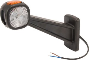 Lampa obrysowa LED, lewa, 12/24V czerwona/biała/ pomarańczowa przykręcana Britax