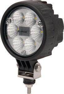 Lampa robocza LED, okrągła, 29W 2500 lm 10/30V światło rozproszone z wtyczką Deutsch, 6 LED Kramp